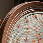 Барный стул из массива бука светло-зеленый с растительным орнаментом Raffael Angel Green Bar stool варинант исполнения - 4 | Loft Concept в Уфе