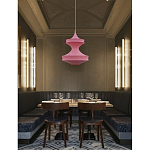 Подвесной вязаный розовый светильник «Моника» варинант исполнения - 2 | Loft Concept в Уфе