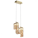 Подвесной светильник волнистой формы из фактурного стекла Wave варинант исполнения - 3 | Loft Concept в Уфе