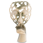 Маска ручной работы деревянная резная Beauty Mask варинант исполнения - 1 | Loft Concept в Уфе