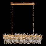 Люстра с декоративными элементами в виде крупных хрустальных цветов Palace Gardens варинант исполнения - 2 | Loft Concept в Уфе