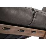 Кресло Duncan винтажная черная кожа варинант исполнения - 4 | Loft Concept в Уфе