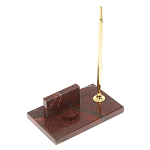 Подставка для телефона с ручкой из натурального камня креноид Natural Stone Stand варинант исполнения - 1 | Loft Concept в Уфе