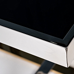 Столик журнальный квадратный с основанием в оттенках хром и золото Harmony Color and Shapes варинант исполнения - 2 | Loft Concept в Уфе