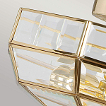 Потолочный светильник шестигранной формы с прозрачными стеклянным плафоном Elstead Lighting варинант исполнения - 12 | Loft Concept в Уфе