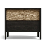 Тумба 2 ящика с подсветкой на рельефном фасаде Warm Industrial варинант исполнения - 1 | Loft Concept в Уфе