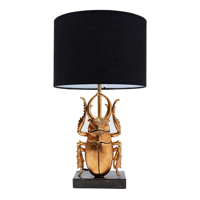 Настольная лампа Золотой жук Черный Золотой в Уфе | Loft Concept 