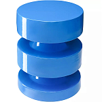 Столик приставной фигурный синий Curly Blue Table варинант исполнения - 1 | Loft Concept в Уфе