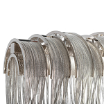 Люстра подвесная с металлическими цепочками и изогнутыми металлическими дугами 72 см Atlantis Chain варинант исполнения - 9 | Loft Concept в Уфе