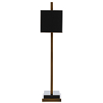 Настольная лампа прямоугольная с черным абажуром Strictness of Forms варинант исполнения - 3 | Loft Concept в Уфе