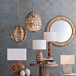 Подвесной светильник с каскадом из круглых декоративных элементов Texture Discs варинант исполнения - 3 | Loft Concept в Уфе