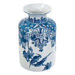 Ваза с мотивами цветущего сада с попугаями Vase Inspired by Nature варинант исполнения - 1 | Loft Concept в Уфе