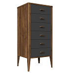 Комод из массива бука с 6-ю ящиками Tasteful Furniture варинант исполнения - 1 | Loft Concept в Уфе