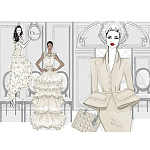 Megan Hess. Elegance варинант исполнения - 3 | Loft Concept в Уфе