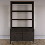 Стеллаж Primo с ящиками Темный орех варинант исполнения - 1 | Loft Concept в Уфе