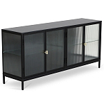 Сервант четырехдверный с рифленым стеклом The Keeper варинант исполнения - 1 | Loft Concept в Уфе