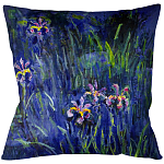 Подушка декоративная Ирисы Impressionism in Art варинант исполнения - 1 | Loft Concept в Уфе
