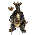 Подсвечник в виде дракона Dragon candlestick Brown Gold варинант исполнения - 1 | Loft Concept в Уфе