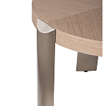 Столик журнальный круглый со светлым шпоном Light Veneer Table варинант исполнения - 6 | Loft Concept в Уфе