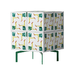 Тумба  с рисунком ShortT Pina Colada Green варинант исполнения - 3 | Loft Concept в Уфе