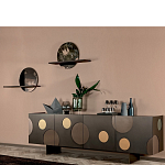 Дизайнерский комод с декором в виде круглых элементов на фасаде Matisse варинант исполнения - 4 | Loft Concept в Уфе