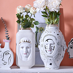 Ваза с золотисто-белыми фрагментами Faces of Imagination варинант исполнения - 3 | Loft Concept в Уфе