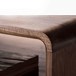 Кофейный стол из дерева с ящиком и нишей для хранения Coffee Walnut Table варинант исполнения - 6 | Loft Concept в Уфе