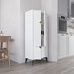 Комод белый с 4-мя дверцами на металлических ножках SPARK MULTIPURPOSE CABINET WHITE варинант исполнения - 7 | Loft Concept в Уфе