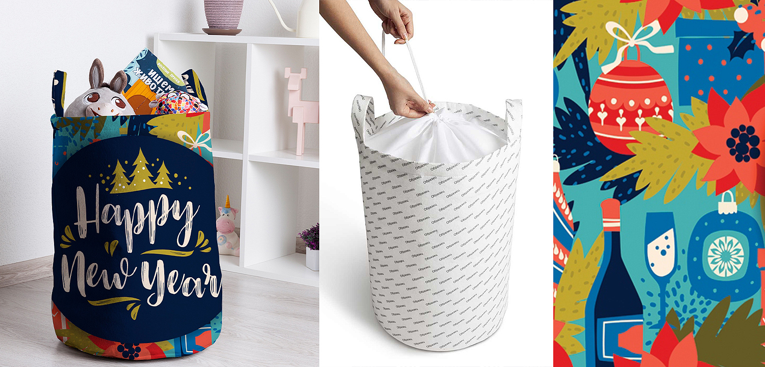 Корзина Happy New Year Basket Корзина Happy New Year Basket - Loft-Concept в Уфе