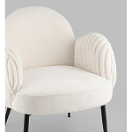 Полукресло Wave Stripes букле белый варинант исполнения - 2 | Loft Concept в Уфе