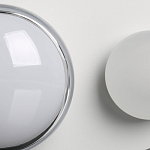 Бра овальной формы белого цвета с 2-мя лампами Lunar Pebbles варинант исполнения - 7 | Loft Concept в Уфе