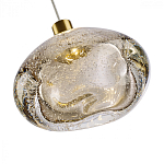 Подвесной светильник с прозрачным стеклянным плафоном округлой формы Effervia  варинант исполнения - 9 | Loft Concept в Уфе