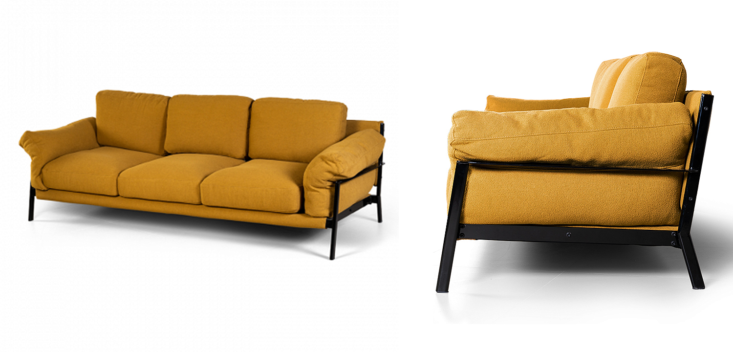 Диван Harald Mustard Sofa Диван Harald Mustard Sofa - Loft-Concept в Уфе