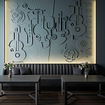 Барельеф ORCHESTRA варинант исполнения - 1 | Loft Concept в Уфе