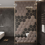 Гипсовая 3D панель с принтографией PM-30 варинант исполнения - 3 | Loft Concept в Уфе