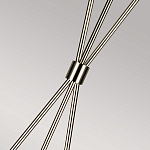 Торшер на трех тонких перекрещенных ножках с белым конусным абажуром из льна Feiss варинант исполнения - 7 | Loft Concept в Уфе