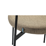 Стул металлический с мягкой спинкой и сиденьем Alfie Chair варинант исполнения - 9 | Loft Concept в Уфе