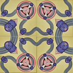 Плитка дизайнерская с узором Дива варинант исполнения - 2 | Loft Concept в Уфе