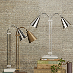 Настольная лампа c двумя поворотными плафонами TwoDirections варинант исполнения - 5 | Loft Concept в Уфе