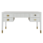 Письменный стол с 4-мя ящиками Elsa Dreams White варинант исполнения - 7 | Loft Concept в Уфе