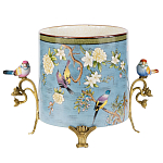 Фарфоровое кашпо с птицами Eden Garden варинант исполнения - 1 | Loft Concept в Уфе