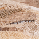 Тканый вручную монументальный настенный гобелен Earth Flow варинант исполнения - 2 | Loft Concept в Уфе