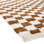 Ковер с шахматным принтом Chess Layout с эффектом шерсти варинант исполнения - 4 | Loft Concept в Уфе