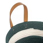 Корзина для хранения с ручками Interlacement Green  варинант исполнения - 2 | Loft Concept в Уфе