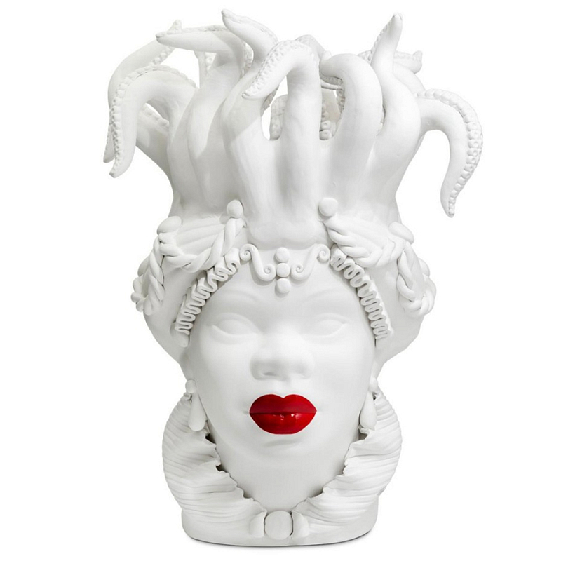 Ваза Vase Moro Lady Tentacles Белый Ваза Vase Moro Lady Tentacles Белый в Уфе | Loft Concept