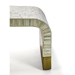 Стол журнальный Белый  BONE INLAY SIDE TABLE-Cream варинант исполнения - 3 | Loft Concept в Уфе