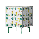 Тумба  с рисунком ShortT Pina Colada Green варинант исполнения - 2 | Loft Concept в Уфе