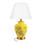 Настольная лампа желтая с изображением птиц Slip Away варинант исполнения - 7 | Loft Concept в Уфе