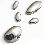 Абстрактная скульптура на стену в виде капли воды Water Outline варинант исполнения - 8 | Loft Concept в Уфе