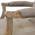 Кресло Aubrey Classical Armchair brown flax варинант исполнения - 4 | Loft Concept в Уфе